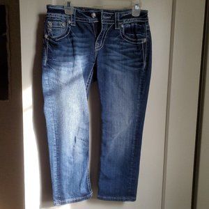 Miss Me Cropped Skinny Leg Jeans Size 27 Small 6-8